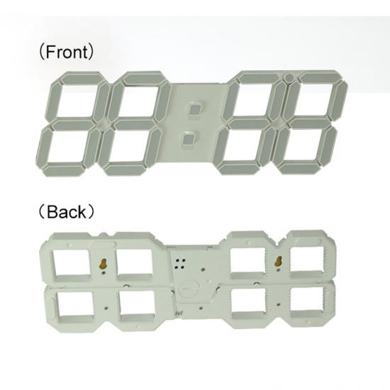 Remote Control Large 3D LED Wall Clock